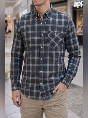 RALPH LAUREN CUSTOM FIT  BUTTON SHIRT (XXL)